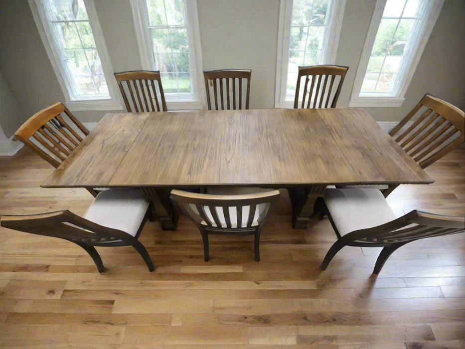 MARKENBURG TABLE AND 6 CHAIRS