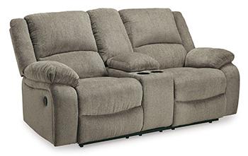 Draycoll Reclining Loveseat with Console