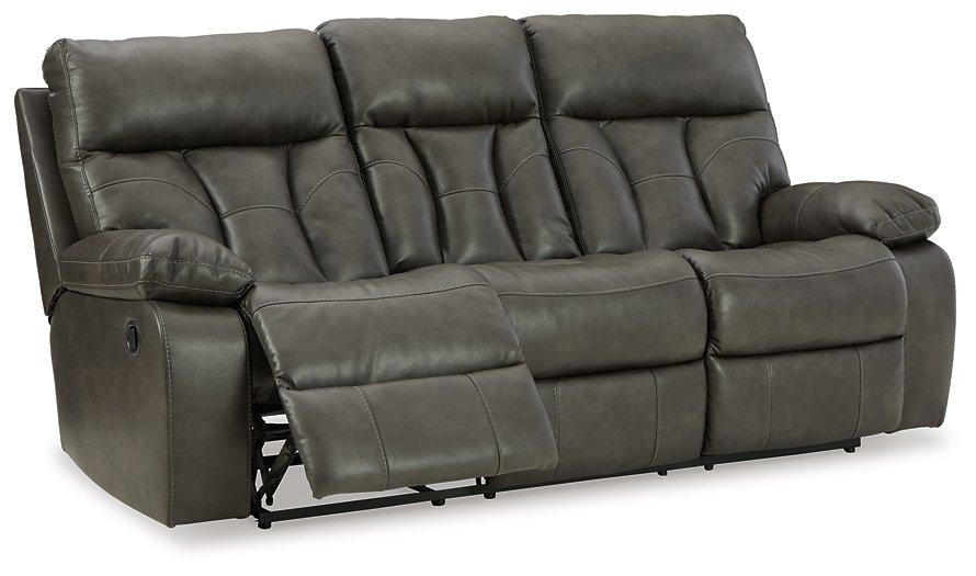 Willamen Reclining Sofa with Drop Down Table