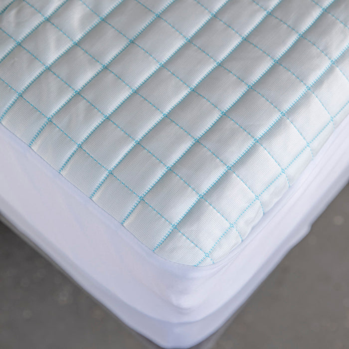 Cooling Ice Fiber Mattress Protector