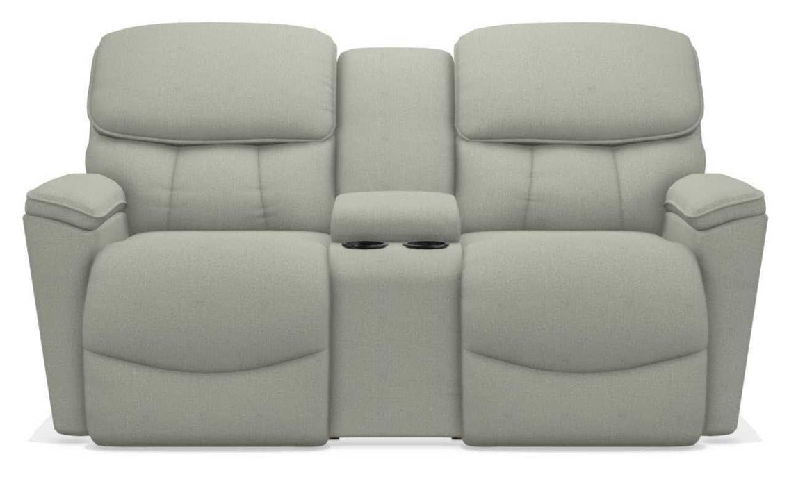 La-Z-Boy Kipling Tranquil Power Reclining Loveseat With Headrest and Console image