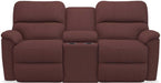 La-Z-Boy Brooks Burgundy Power Reclining Loveseat With Headrest & Console image