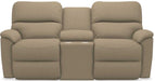 La-Z-Boy Brooks Driftwood Reclining Loveseat With Console image