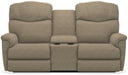 La-Z-Boy Lancer Tobacco Power Reclining Loveseat with Headrest and Console image