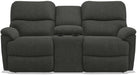 La-Z-Boy Trouper PowerRecline La-Z-Time Ink Reclining Loveseat with Console image