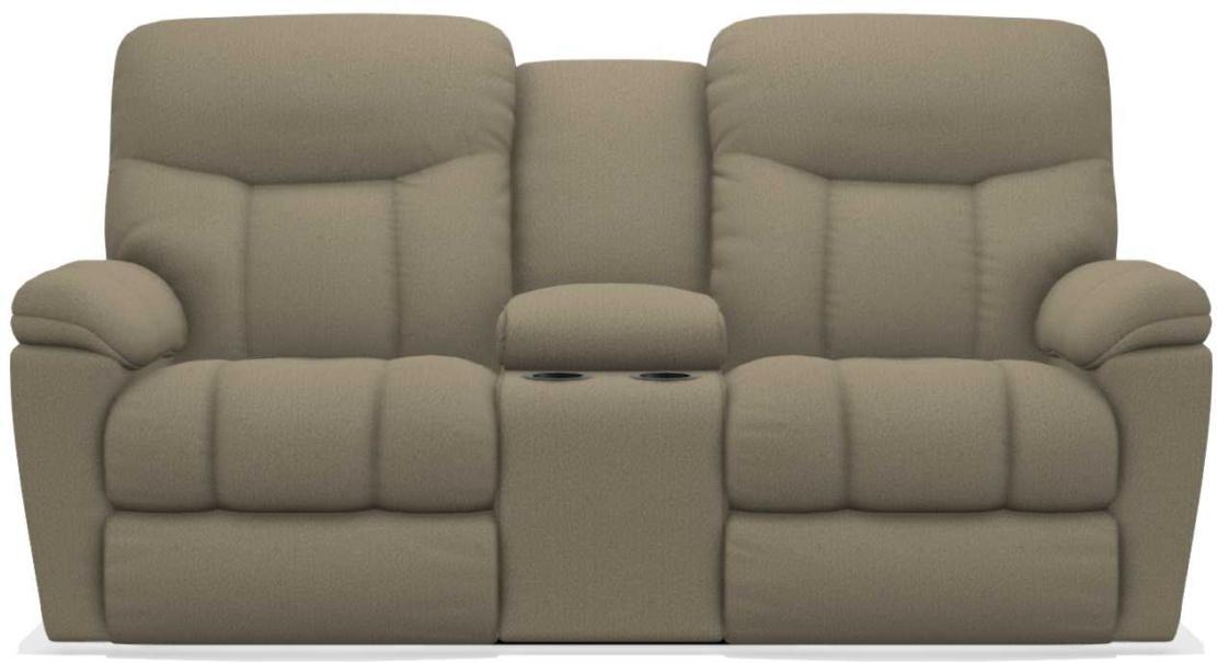 La-Z-Boy Morrison Sable La-Z-Time Full Reclining Loveseat w/Console image