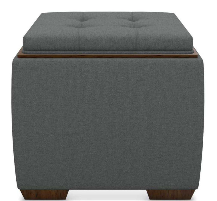 La-Z-Boy Leo Grey Ottoman image