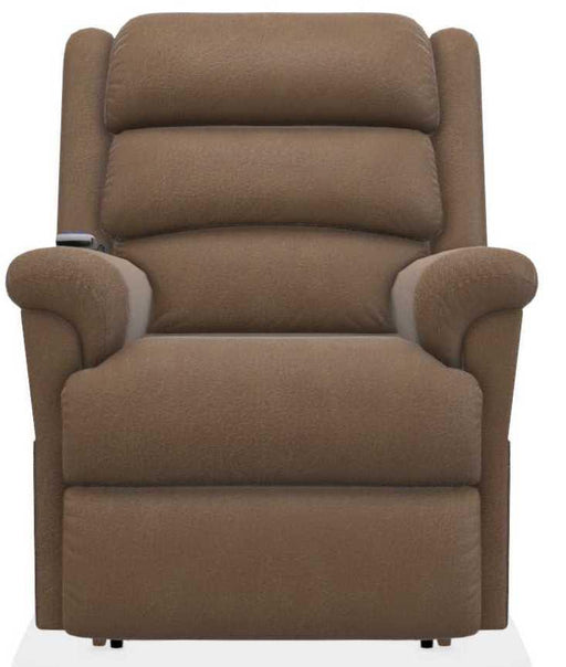 La-Z-Boy Astor Platinum Chocolate Power Lift Recliner with Headrest and Lumbar image