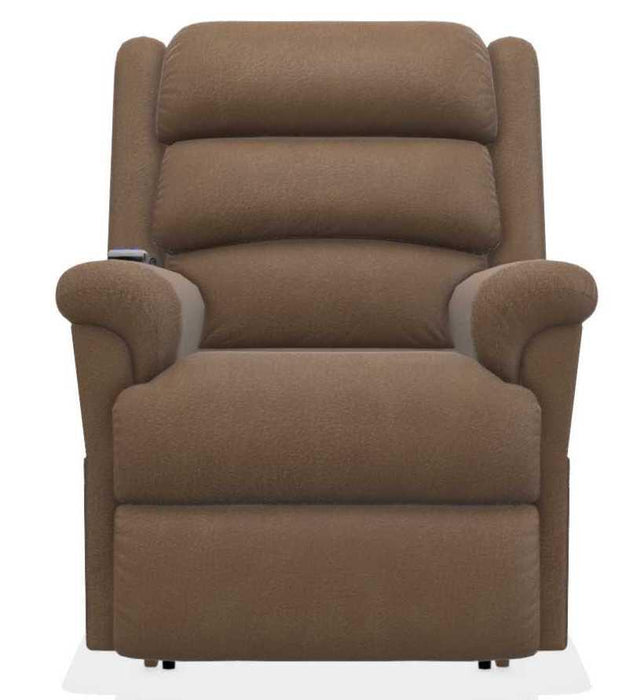 La-Z-Boy Astor Platinum Chocolate Power Lift Recliner with Massage and Heat image