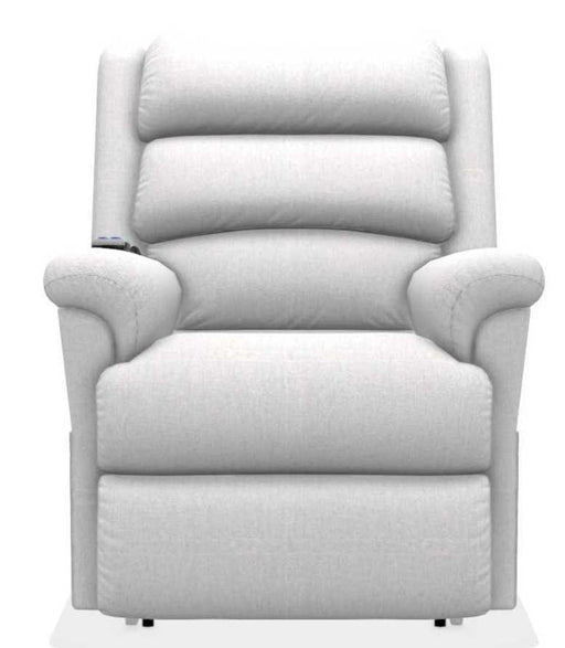 La-Z-Boy Astor Platinum Muslin Power Lift Recliner with Massage and Heat image