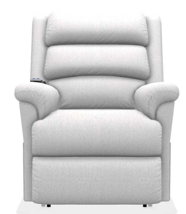 La-Z-Boy Astor Platinum Muslin Power Lift Recliner with Massage and Heat image