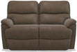 La-Z-Boy Trouper La-Z-Time Mink Reclining Loveseat image