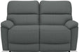 La-Z-Boy Brooks Gray Power Reclining Loveseat With Headrest image