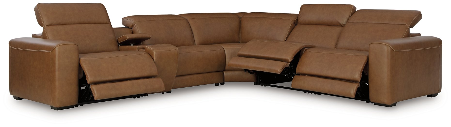 Magic Man Power Reclining Sectional with Console