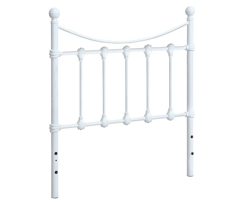 Coaster Furniture Twin Metal Headboard White